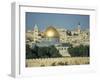 Dome of the Rock and Temple Mount from Mount of Olives, Jerusalem, Israel, Middle East-Simanor Eitan-Framed Photographic Print
