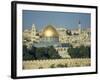 Dome of the Rock and Temple Mount from Mount of Olives, Jerusalem, Israel, Middle East-Simanor Eitan-Framed Photographic Print