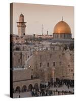 Dome of the Rock and the Western Wall, Jerusalem, Israel, Middle East-Michael DeFreitas-Stretched Canvas