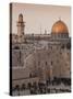 Dome of the Rock and the Western Wall, Jerusalem, Israel, Middle East-Michael DeFreitas-Stretched Canvas