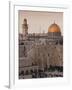 Dome of the Rock and the Western Wall, Jerusalem, Israel, Middle East-Michael DeFreitas-Framed Photographic Print