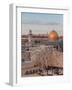 Dome of the Rock and the Western Wall, Jerusalem, Israel, Middle East-Michael DeFreitas-Framed Photographic Print