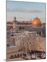 Dome of the Rock and the Western Wall, Jerusalem, Israel, Middle East-Michael DeFreitas-Mounted Photographic Print