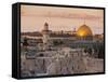 Dome of the Rock and the Western Wall, Jerusalem, Israel, Middle East-Michael DeFreitas-Framed Stretched Canvas