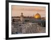 Dome of the Rock and the Western Wall, Jerusalem, Israel, Middle East-Michael DeFreitas-Framed Photographic Print