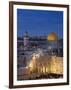 Dome of the Rock and the Western Wall, Jerusalem, Israel, Middle East-Michael DeFreitas-Framed Photographic Print