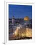 Dome of the Rock and the Western Wall, Jerusalem, Israel, Middle East-Michael DeFreitas-Framed Photographic Print