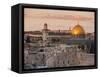 Dome of the Rock and the Western Wall, Jerusalem, Israel, Middle East-Michael DeFreitas-Framed Stretched Canvas