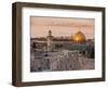 Dome of the Rock and the Western Wall, Jerusalem, Israel, Middle East-Michael DeFreitas-Framed Photographic Print