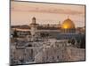 Dome of the Rock and the Western Wall, Jerusalem, Israel, Middle East-Michael DeFreitas-Mounted Photographic Print