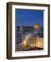 Dome of the Rock and the Western Wall, Jerusalem, Israel, Middle East-Michael DeFreitas-Framed Photographic Print