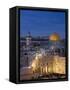 Dome of the Rock and the Western Wall, Jerusalem, Israel, Middle East-Michael DeFreitas-Framed Stretched Canvas