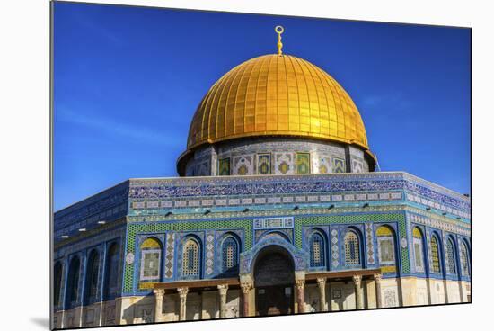 Dome of the Rock Arch, Temple Mount, Jerusalem, Israel-William Perry-Mounted Photographic Print