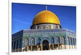 Dome of the Rock Arch, Temple Mount, Jerusalem, Israel-William Perry-Framed Photographic Print