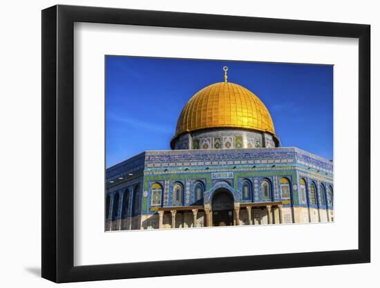 Dome of the Rock Arch, Temple Mount, Jerusalem, Israel-William Perry-Framed Photographic Print