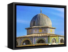 Dome of the Rock Arch, Temple Mount, Jerusalem, Israel-William Perry-Framed Stretched Canvas