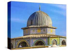 Dome of the Rock Arch, Temple Mount, Jerusalem, Israel-William Perry-Stretched Canvas