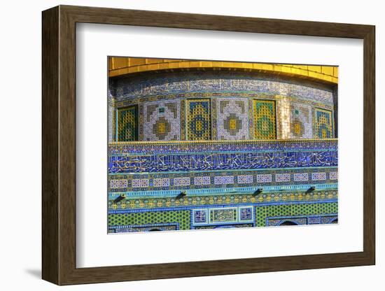 Dome of the Rock Arch, Temple Mount, Jerusalem, Israel-William Perry-Framed Photographic Print