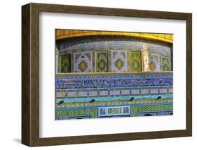 Dome of the Rock Arch, Temple Mount, Jerusalem, Israel-William Perry-Framed Photographic Print