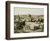 Dome of the Rock from the Jewish Quarter, 1850s-Mendel John Diness-Framed Giclee Print