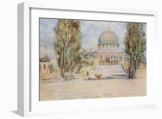 Dome of the Rock from the Mosque of El Aksa, Jerusalem-Walter Spencer-Stanhope Tyrwhitt-Framed Giclee Print