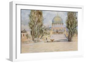 Dome of the Rock from the Mosque of El Aksa, Jerusalem-Walter Spencer-Stanhope Tyrwhitt-Framed Giclee Print