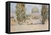 Dome of the Rock from the Mosque of El Aksa, Jerusalem-Walter Spencer-Stanhope Tyrwhitt-Framed Stretched Canvas