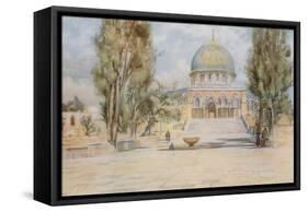 Dome of the Rock from the Mosque of El Aksa, Jerusalem-Walter Spencer-Stanhope Tyrwhitt-Framed Stretched Canvas