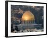 Dome of the Rock, Haram Ash-Sharif (Temple Mount), Old Walled City, Jerusalem-Christian Kober-Framed Photographic Print
