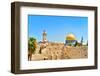 Dome of the Rock in Jerusalem, Israel-Rainledy-Framed Photographic Print