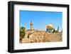 Dome of the Rock in Jerusalem, Israel-Rainledy-Framed Photographic Print