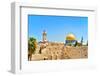 Dome of the Rock in Jerusalem, Israel-Rainledy-Framed Photographic Print