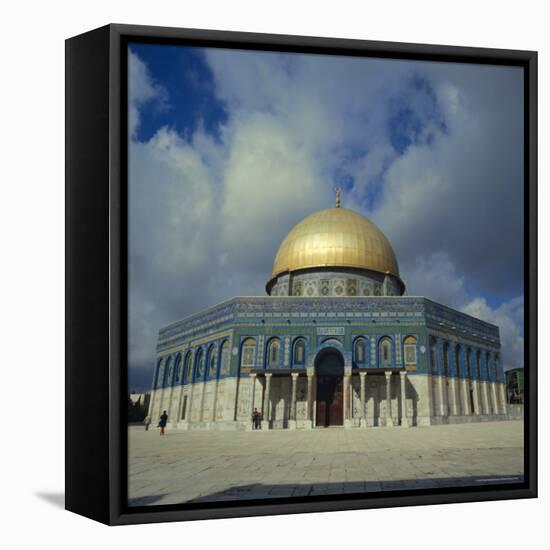 Dome of the Rock, Jerusalem, Israel, Middle East-Robert Harding-Framed Stretched Canvas