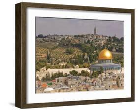 Dome of the Rock, Jerusalem, Israel, Middle East-Michael DeFreitas-Framed Photographic Print