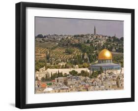 Dome of the Rock, Jerusalem, Israel, Middle East-Michael DeFreitas-Framed Photographic Print