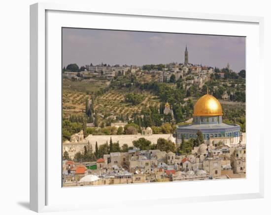 Dome of the Rock, Jerusalem, Israel, Middle East-Michael DeFreitas-Framed Photographic Print