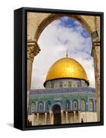 Dome of the Rock, Jerusalem, Israel, Middle East-Michael DeFreitas-Framed Stretched Canvas