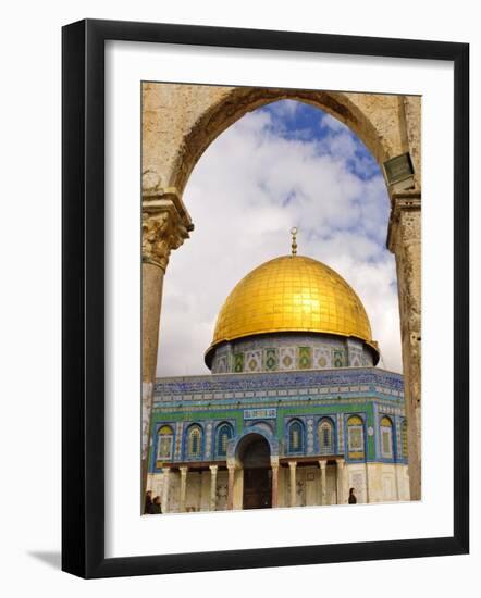 Dome of the Rock, Jerusalem, Israel, Middle East-Michael DeFreitas-Framed Photographic Print