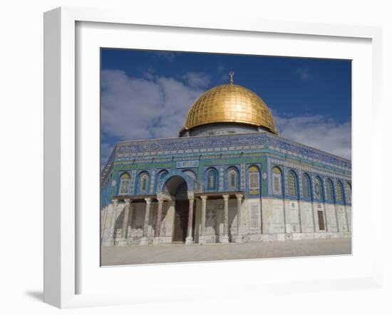 Dome of the Rock, Jerusalem, Israel, Middle East-Michael DeFreitas-Framed Photographic Print