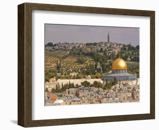 Dome of the Rock, Jerusalem, Israel, Middle East-Michael DeFreitas-Framed Photographic Print