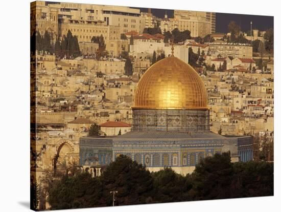 Dome of the Rock, Jerusalem, Israel-Yvette Cardozo-Stretched Canvas