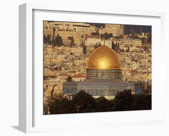Dome of the Rock, Jerusalem, Israel-Yvette Cardozo-Framed Premium Photographic Print