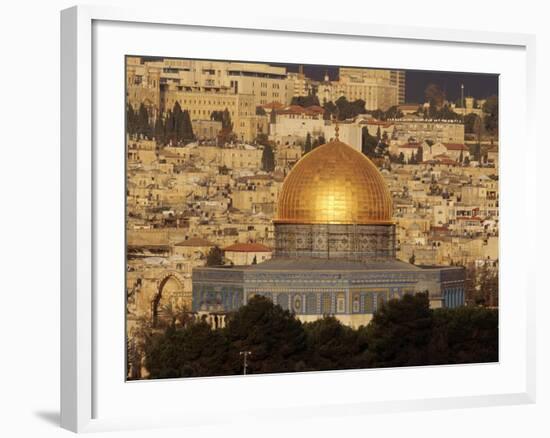 Dome of the Rock, Jerusalem, Israel-Yvette Cardozo-Framed Photographic Print