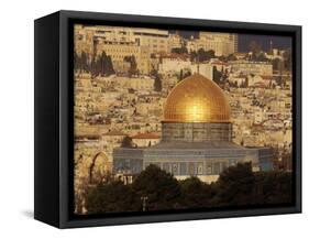 Dome of the Rock, Jerusalem, Israel-Yvette Cardozo-Framed Stretched Canvas