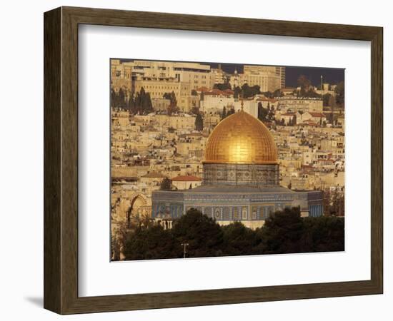 Dome of the Rock, Jerusalem, Israel-Yvette Cardozo-Framed Photographic Print