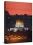 Dome of the Rock Mosque, Dusk, Jerusalem, Israel-Michele Falzone-Stretched Canvas