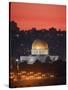 Dome of the Rock Mosque, Dusk, Jerusalem, Israel-Michele Falzone-Stretched Canvas