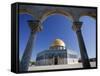 Dome of the Rock Mosque, Jerusalem, Israel-Michele Falzone-Framed Stretched Canvas
