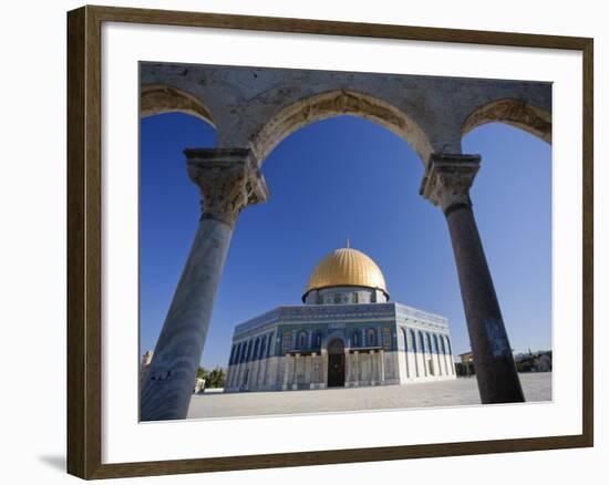 Dome of the Rock Mosque, Jerusalem, Israel-Michele Falzone-Framed Photographic Print