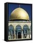 Dome of the Rock, Mosque of Omar, Temple Mount, Jerusalem, Israel, Middle East-Sylvain Grandadam-Framed Stretched Canvas